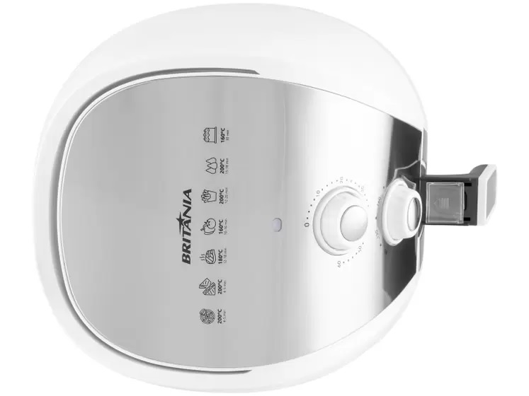 Fritadeira Elétrica sem Óleo/Air Fryer Britânia – BFR40BI Branca com Timer 4,35L