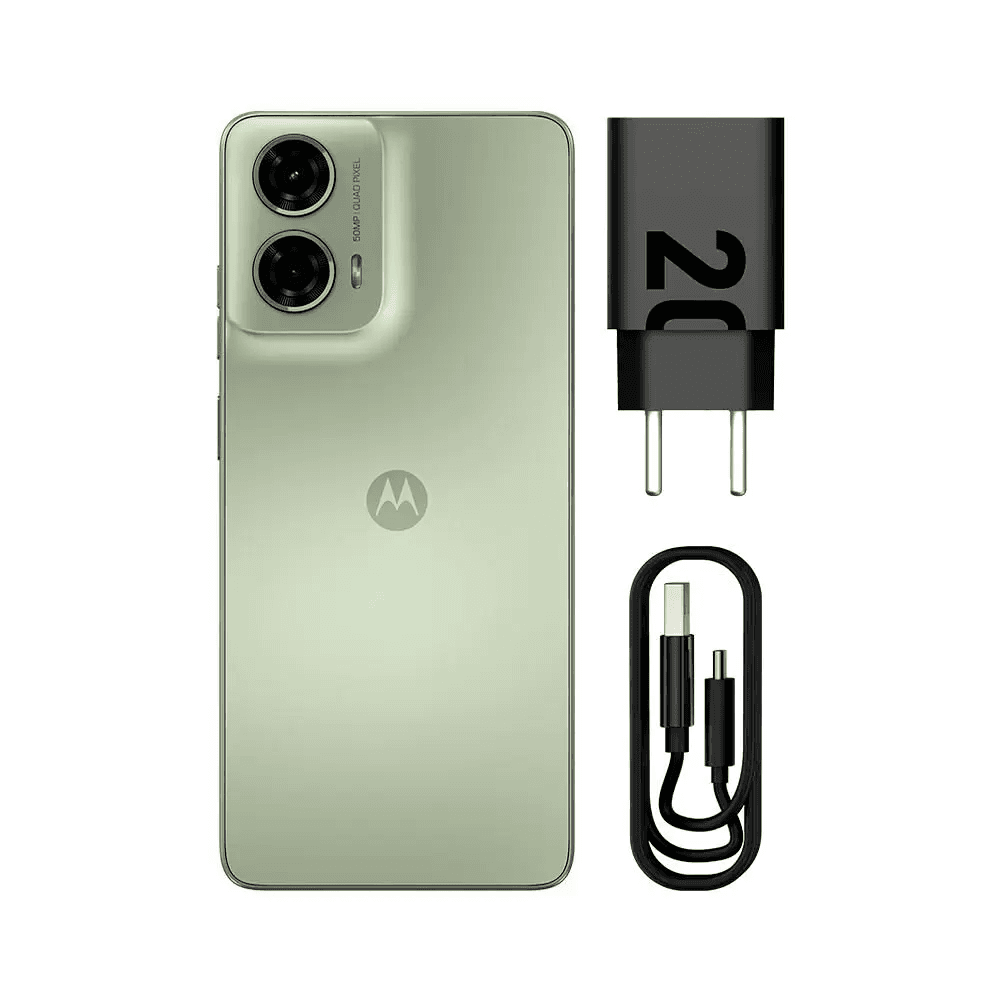 Smartphone Motorola Moto G24 128GB – Verde, RAM 4GB, Câmera 50MP, Selfie 8MP e Tela 6,6″