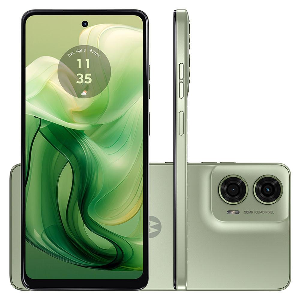Smartphone Motorola Moto G24 128GB – Verde, RAM 4GB, Câmera 50MP, Selfie 8MP e Tela 6,6″
