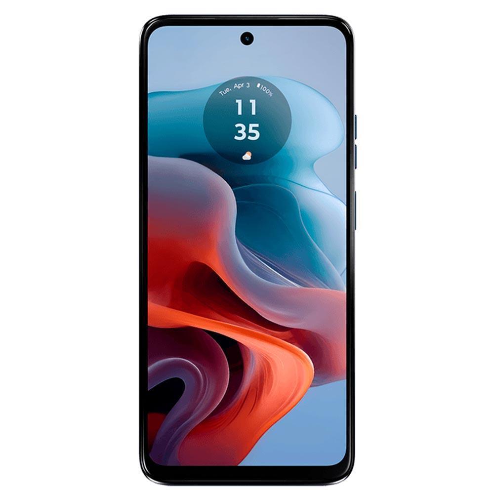 Smartphone Motorola Moto G34 128GB Azul 5G 4GB + 4GB RAM Boost 6,5″ Câm. Dupla + Selfie 16MP Dual Chip